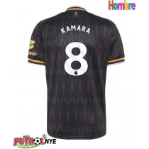 Camiseta Aston Villa Boubacar Kamara #8 Visitante Equipación 2026-27 manga corta